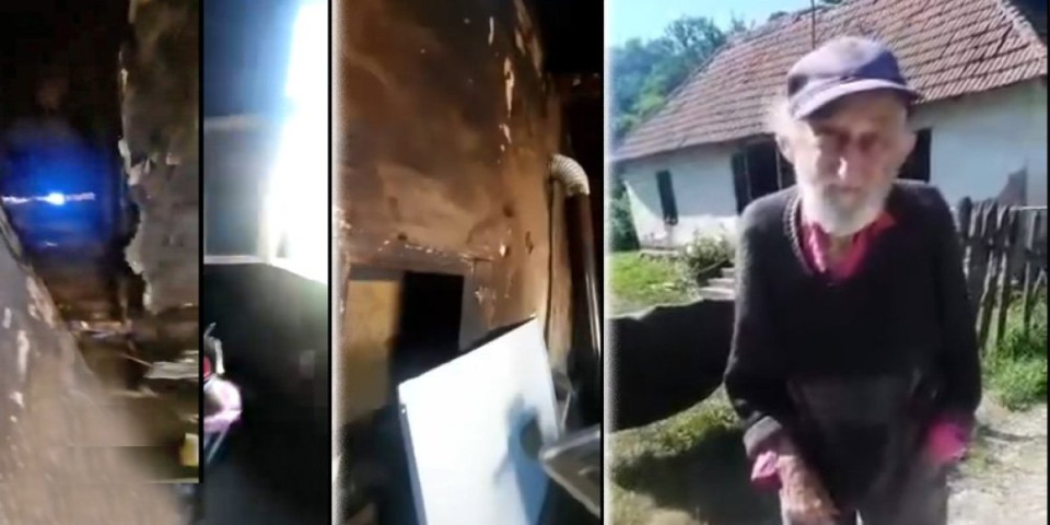 (VIDEO) Živi na suvom hlebu, nekad ni toliko! Deka Dragiša nema penziju, struju, ni vodu - pomozimo mu!