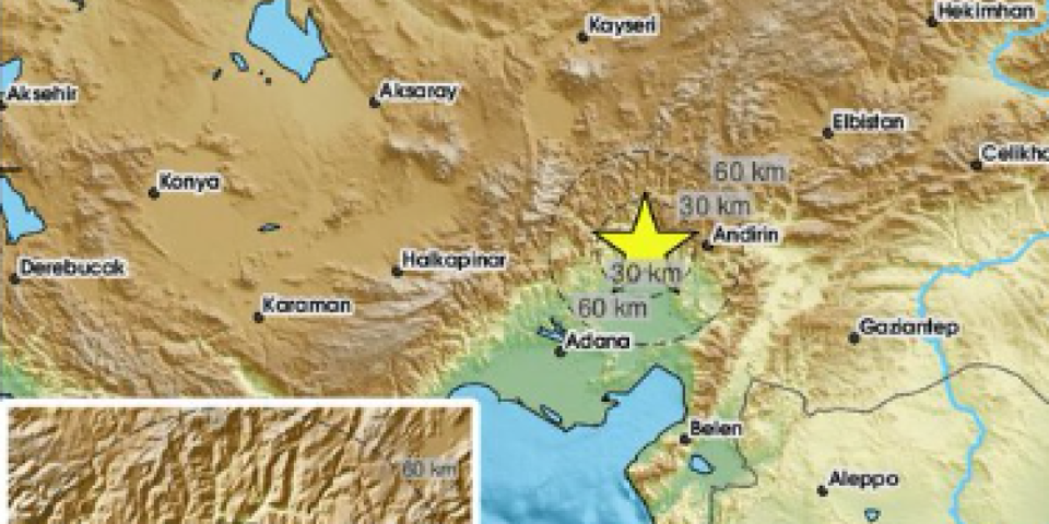 Snažan zemljotres pogodio Tursku!