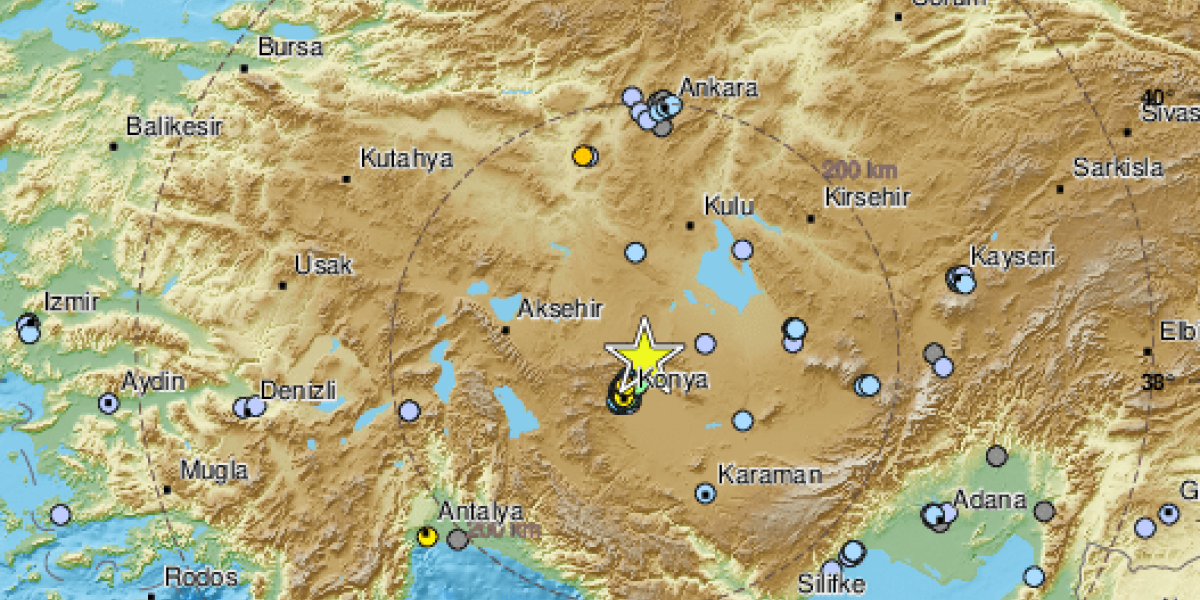 Snažan zemljotres pogodio centralni deo Turske! 5,1 stepen po Rihteru