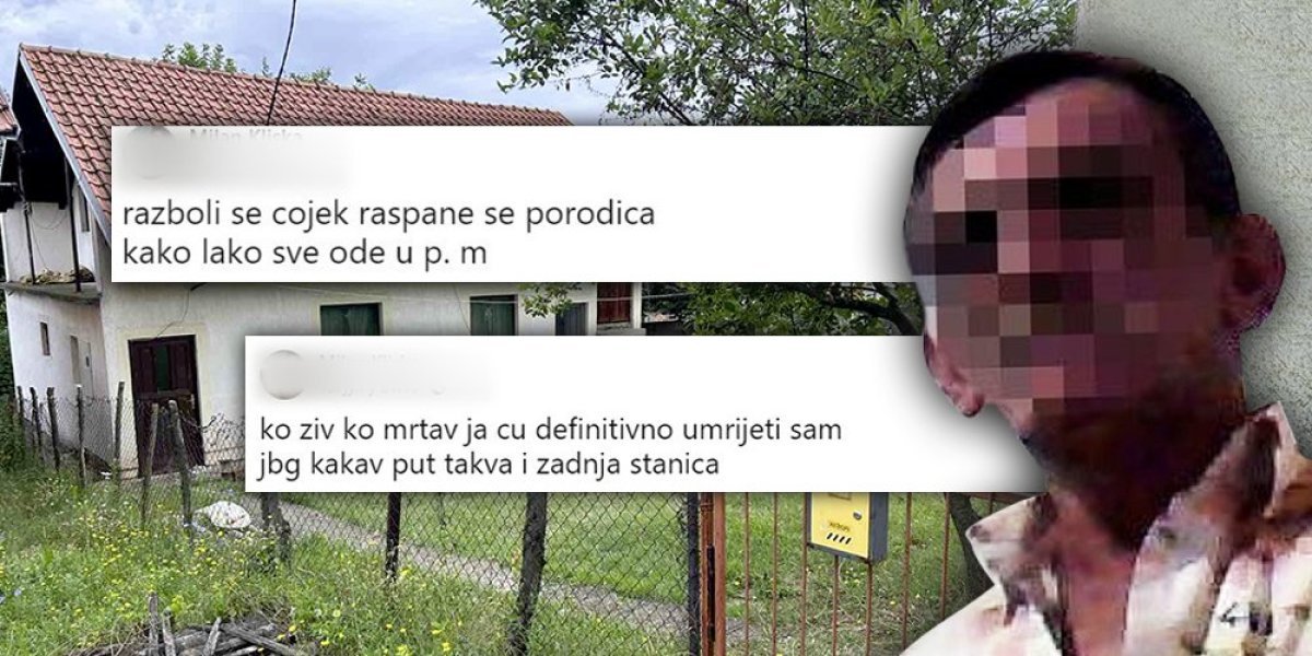 Jeziva objava Milana iz Boleča! Ubio suprugu, pa sebe ispred kućnog praga