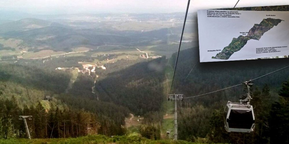 Ovuda će proći nova gondola! Od Tornika na tri strane