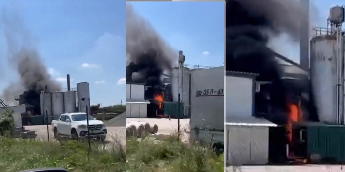 Stravičan požar u Dobanovcima! Plamen zahvatio veliki deo fabrike (VIDEO)