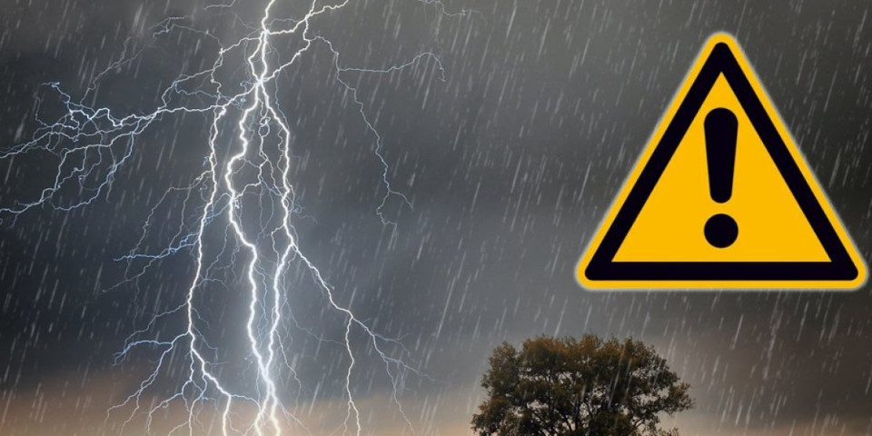 RHMZ izdao tri upozorenja, upaljen crveni meteoalarm! Obilne padavine i grmljavinske nepogode, a posebno je na udaru ovaj deo Srbije