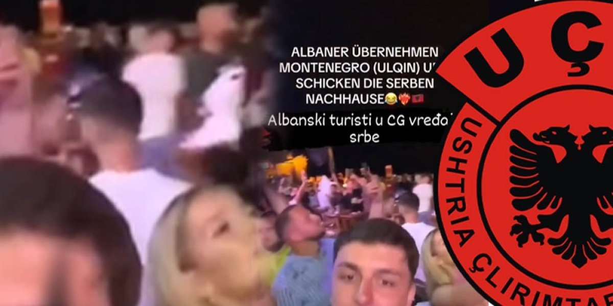 Kliču teroristima, ori se pesma o "Velikoj Albaniji"! Albanci ne prestaju sa provokacijama - Novi skandal u Ulcinju (VIDEO)