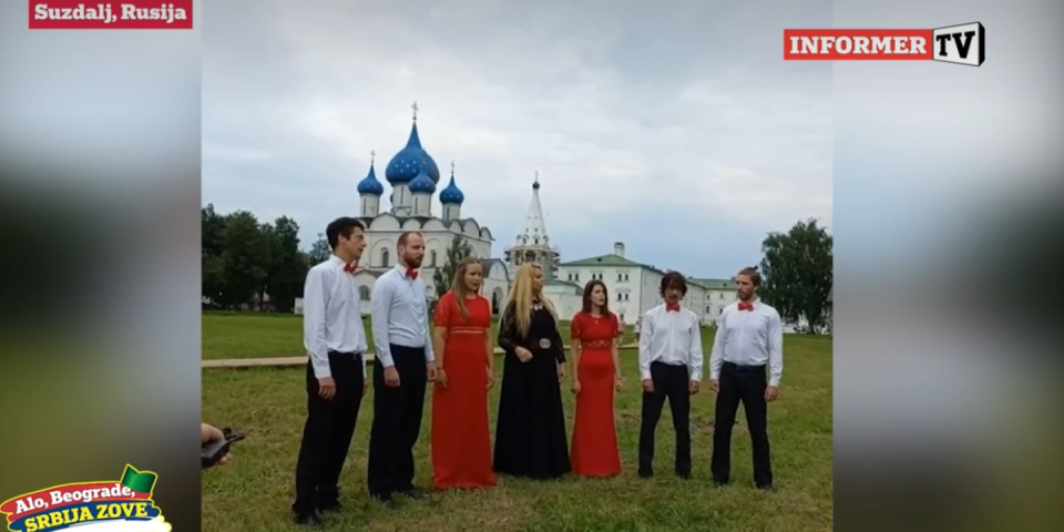 (VIDEO) Ova naša pesma je oduševila Ruse! Srbi na važnom jubileju u gradu Suzdalju