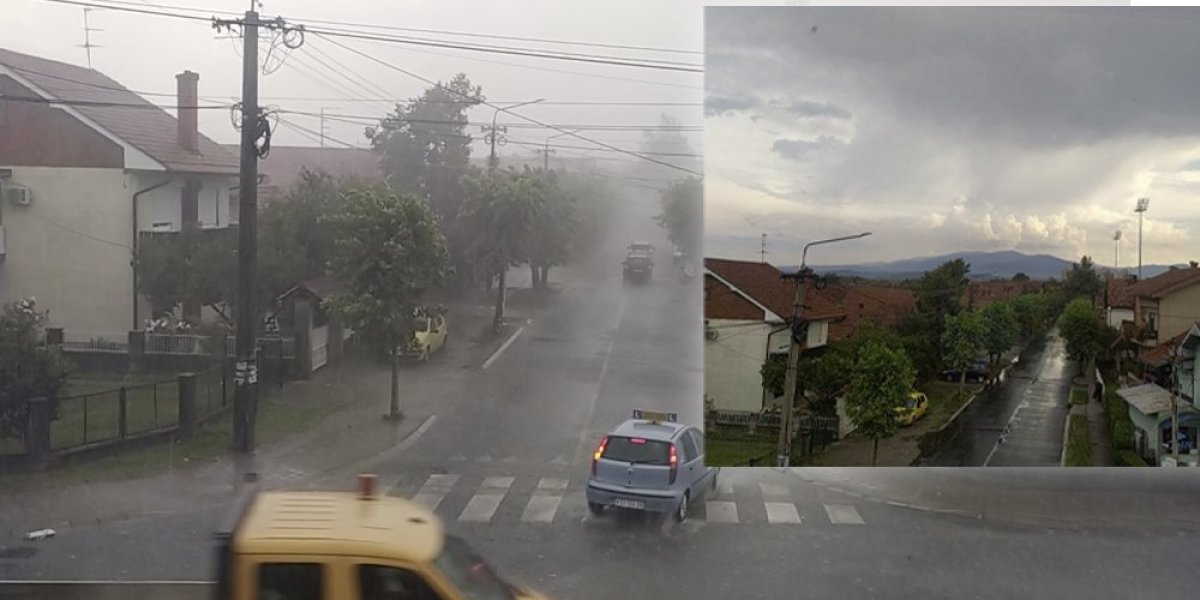 (VIDEO) Vetar, pljusak pa grad! Roler koster nad Kruševcem!