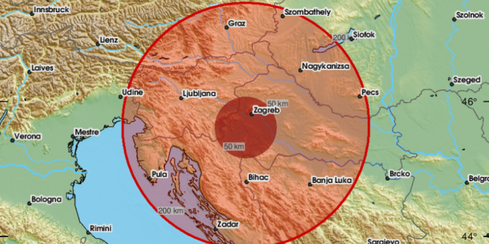 Treslo se u komšiluku, zemljotres jačine 3,2 po Rihteru pogodio Hrvatsku!