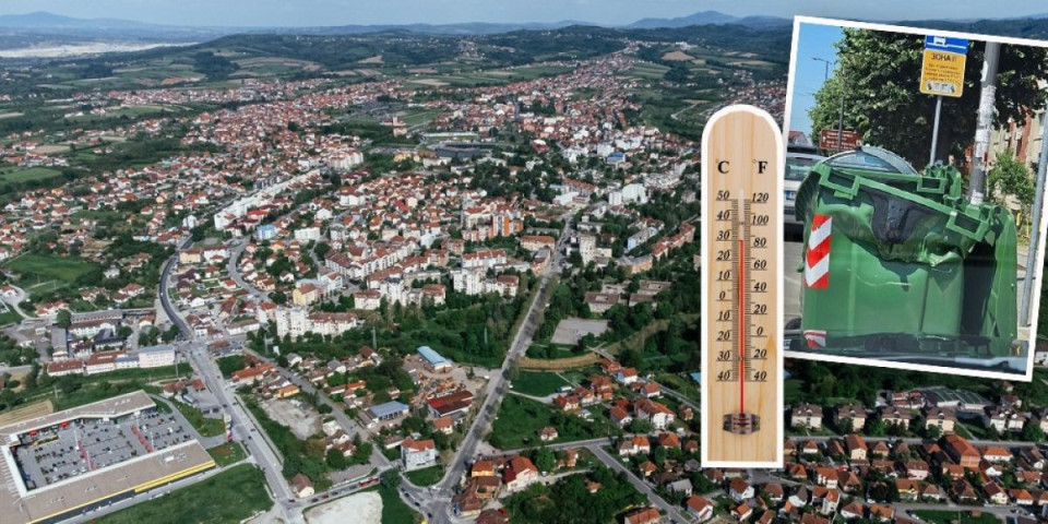 (FOTO) Toliko je vruće u Srbiji, tope se i kontejneri! Pogledajte ovu nesvakidašnju sliku