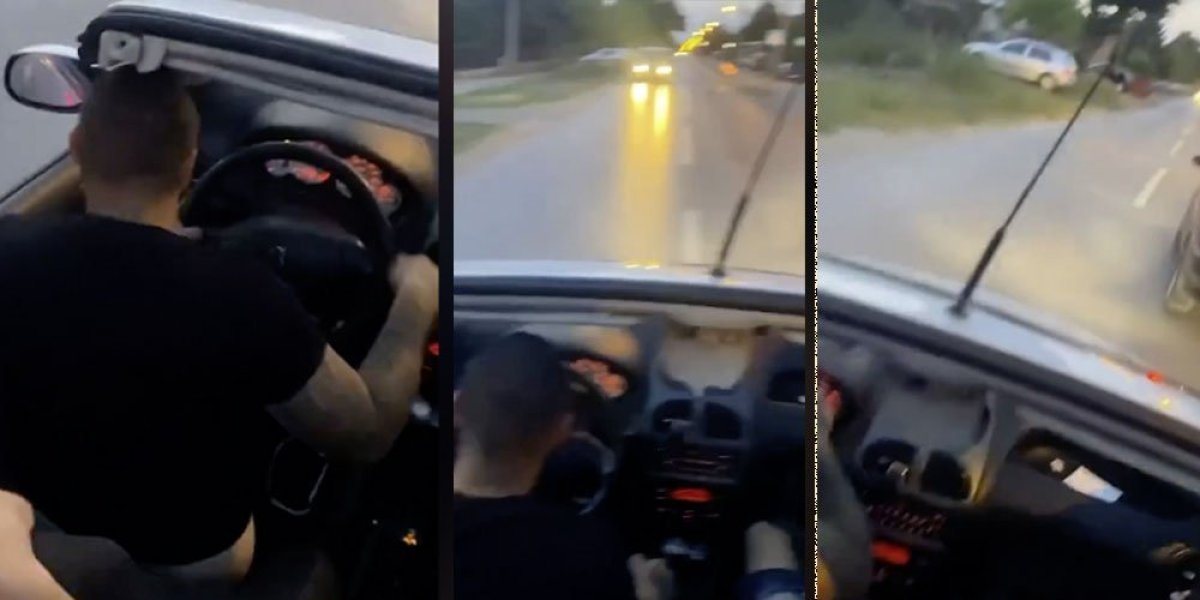 Državljanin Austrije divljao u saobraćaju po Obrenovcu! Pokušao da izazove udes, hteo da bije dostavljača hrane - na kraju auto sakrio u garaži (VIDEO)