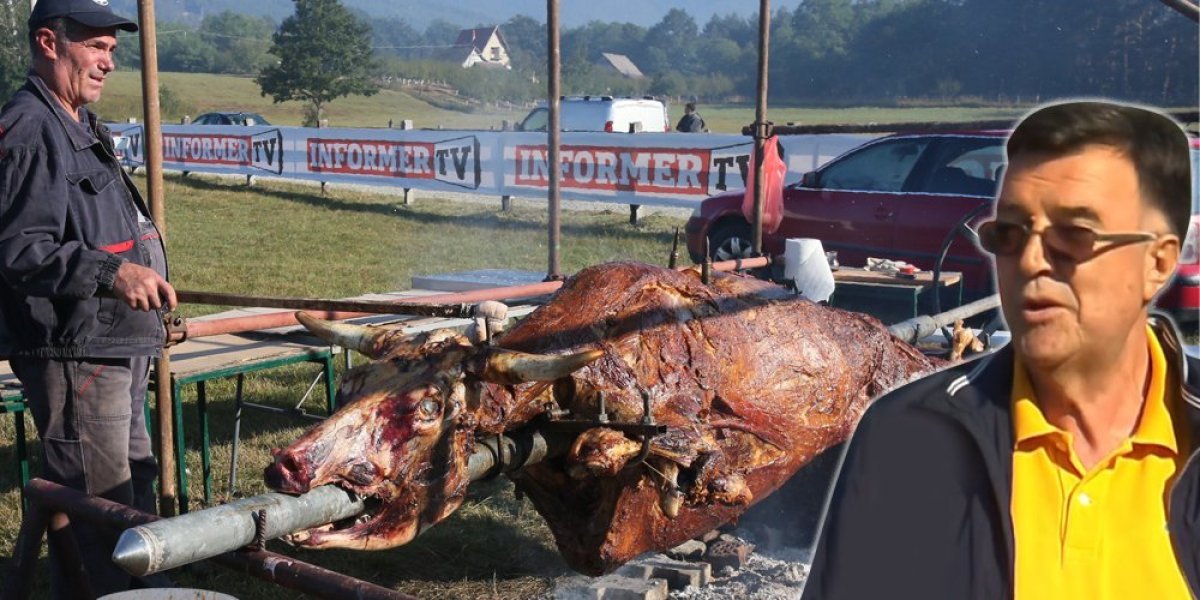 (VIDEO) Ovako izgleda pečenje vola od skoro tonu! Domaćin otkrio impresivne brojke za najveću žurku u Rosićima!