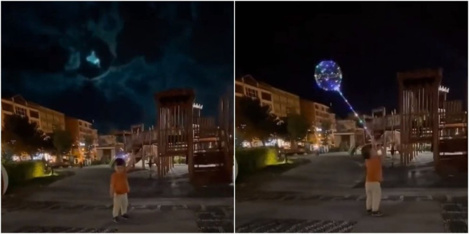 (VIDEO) Celo nebo u Turskoj se obojilo u zeleno, ljudi na trgu su u čudu gledali u nebo: Bože, šta je ovo?!