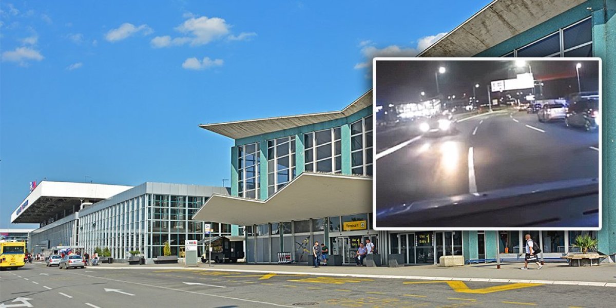 (VIDEO) Još jedna vožnja u kontrasmeru, sada kod "Teslinog" aerodroma! Ljudi u panici - "Šta je ovo bre"