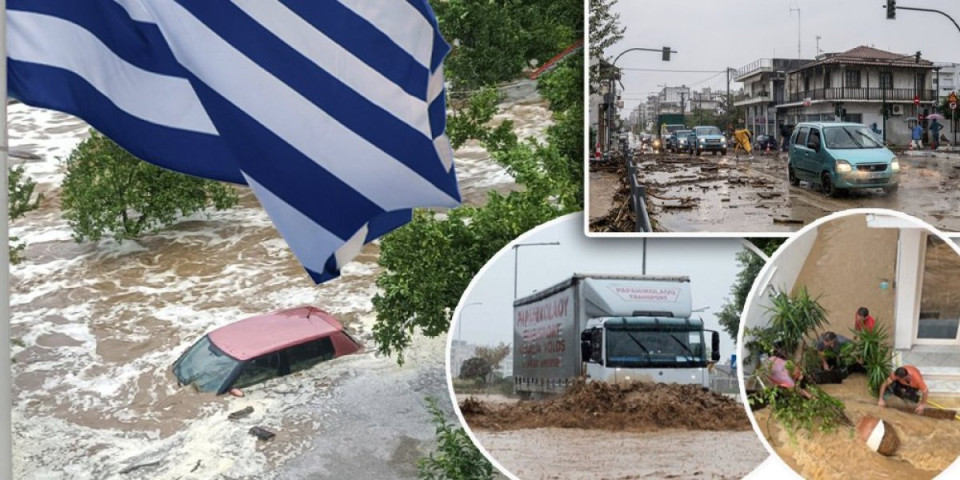 Nezapamćeno nevreme u Grčkoj! Srpski turisti zarobljeni u hotelu, voda došla do prvog sprata?! (FOTO, VIDEO)