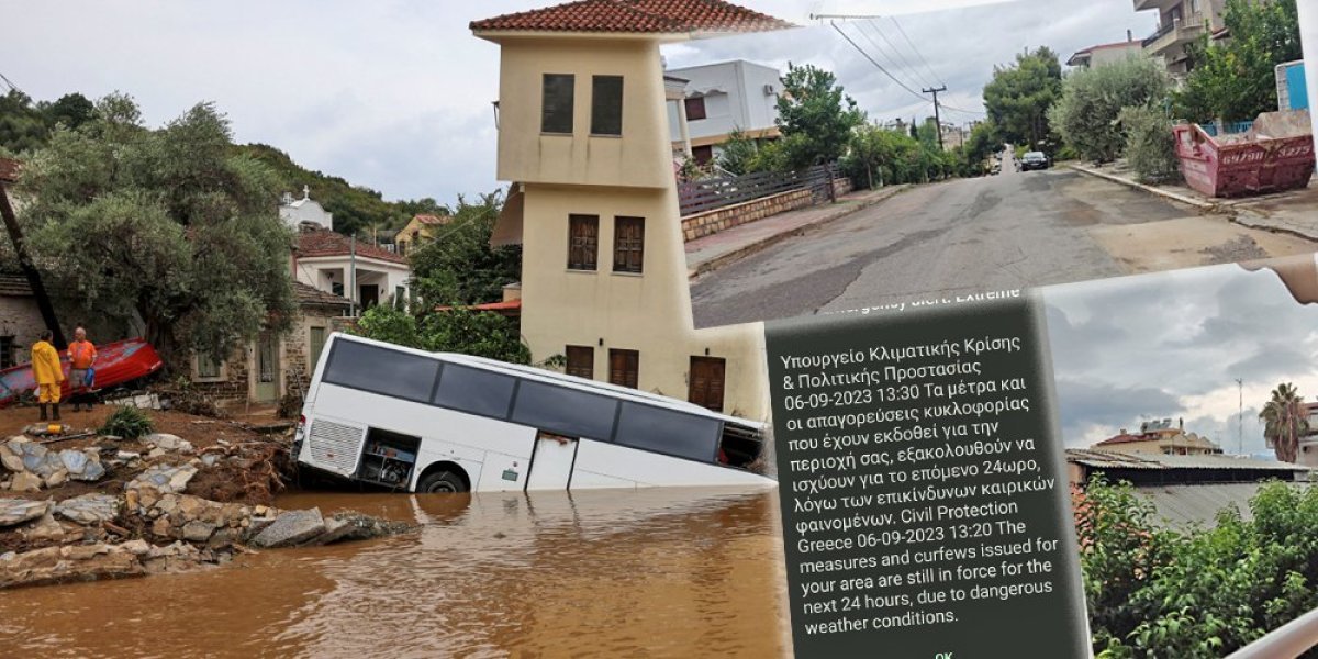 Ulice na Eviji puste, ljudi u velikoj panici! Srpkinja opisala letovanje iz pakla - Poruke upozorenja stižu non-stop (VIDEO/FOTO)