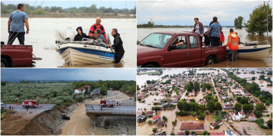Grčki meteorolozi zapanjeni, ovo nikada nisu videli! Najgore poplave od 1955! Celu noć spasavali ljude, najmanje 6 mrtvih! (FOTO)