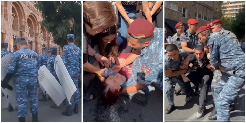 Proključao Jerevan! Haos na ulicama, uhapšen i sin bivšeg predsednika, policija privodi sve redom! (VIDEO)