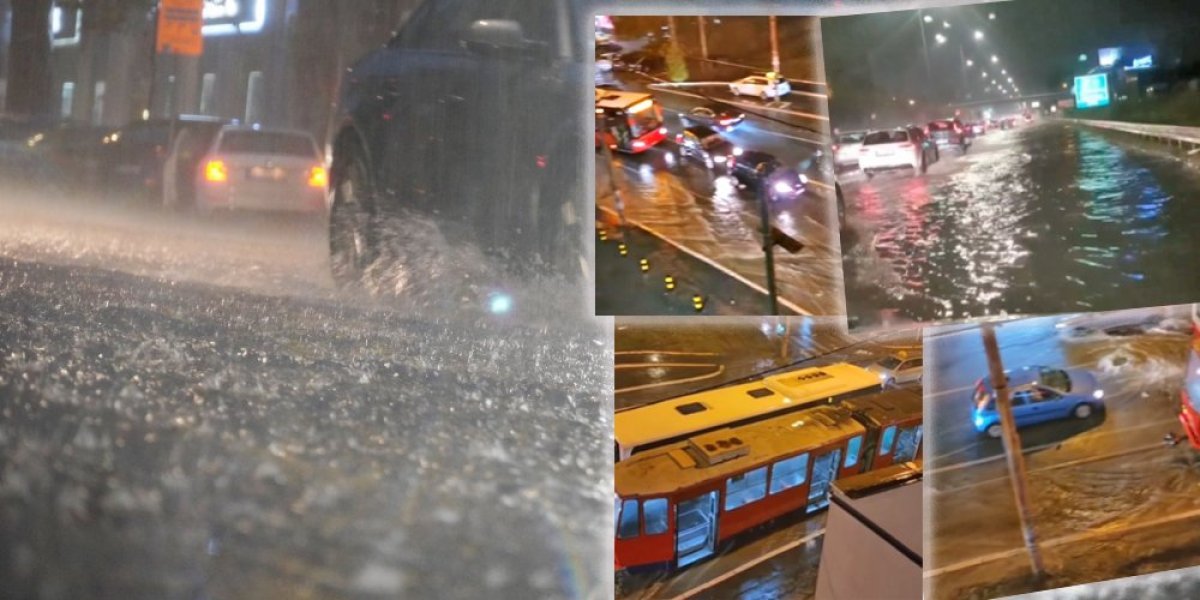 Srbija paralisana! Jako nevreme poplavilo puteve, tuče grad - pogledajte ove snimke haosa!