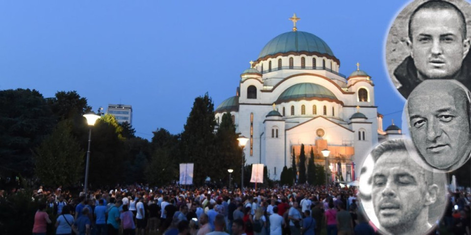 Narod odaje počast stradalim Srbima sa KiM! Veliki broj ljudi ispred Hrama Svetog Save (FOTO)