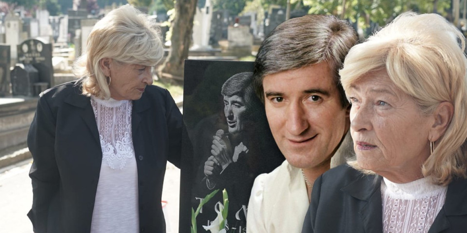 (FOTO+VIDEO) 32 godine od smrti Tome Zdravkovića! Supruga Gordana grli spomenik