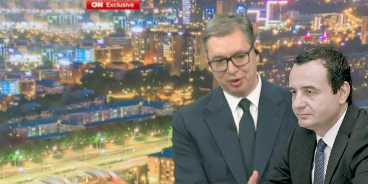 Sprovodi se etničko čišćenje! Vučić na CNN: Od Kurtijevog dolaska na vlast 10 odsto je manje Srba na KiM!