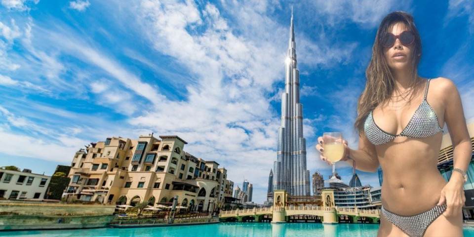Zapalila Burdž Kalifu! Katarina Ostojić napravila pometnju u najvećoj zgradi na svetu