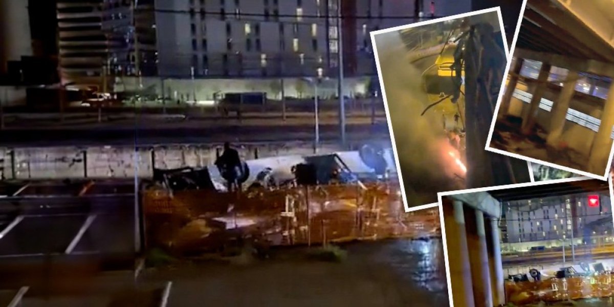 (HOROR VIDEO) Ljudi živi spaljeni! Prvi snimci stravične nesreće u Veneciji! Autobus pao sa mosta i izgoreo, ogroman broj mrtvih!