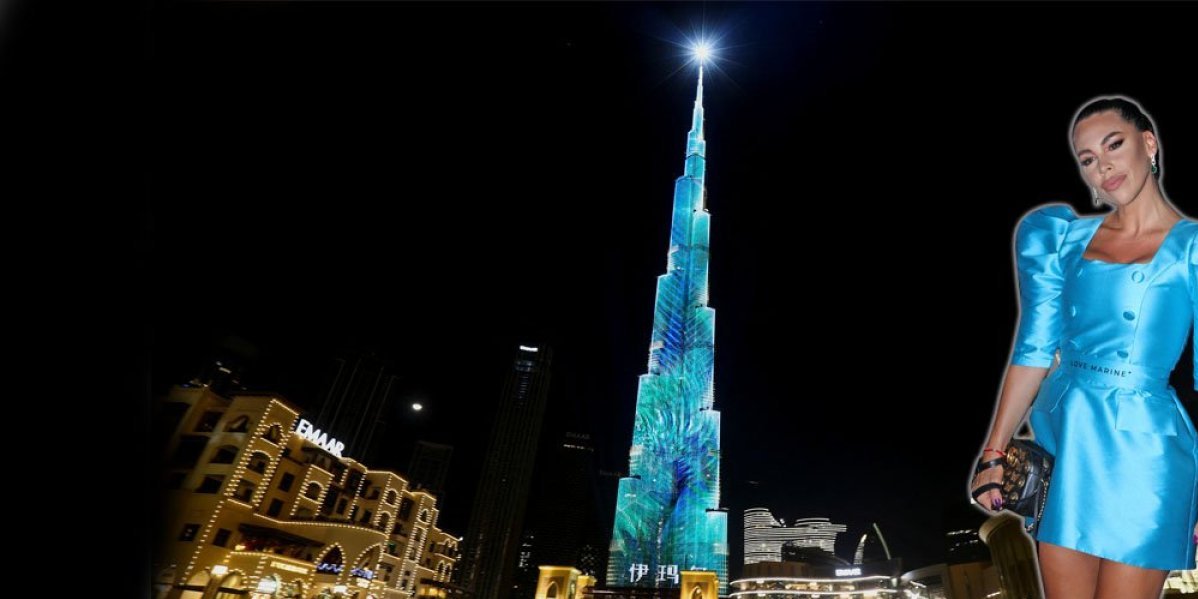 Kaja u Burdž Kalifi za tri minuta dobila 10.000 evra! Informer u Dubaiju, pevačica nastupila u najvišoj zgradi na svetu (FOTO)