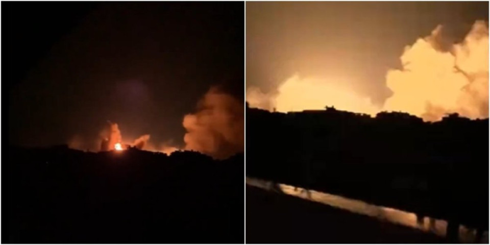 Stravične detonacije u Pojasu Gaze! Eksplozije se čuju čak u Egiptu! (VIDEO)