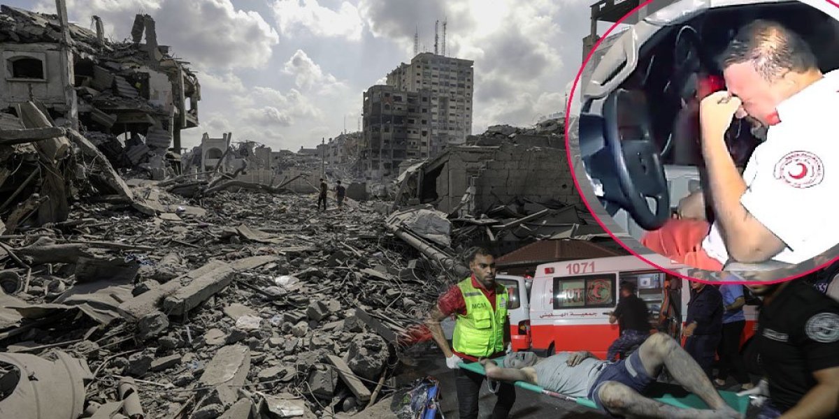 Slomio se! Snimak vozača Hitne u Gazi rasplakao svet! (VIDEO)