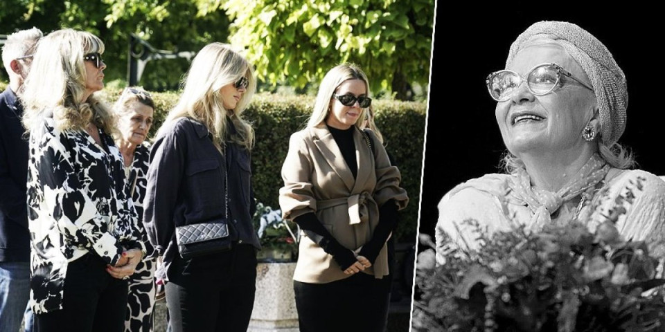 Održan pomen Mileni Dravić! Legendarnoj glumici na grob došla sestričina, mnogobrojni prijatelji i sveštenik