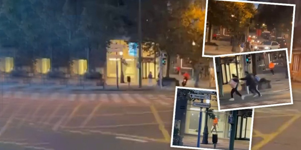 Jeziv snimak pucnjave u Briselu! Napadač hladnokrvno ubijao iz automatske puške
