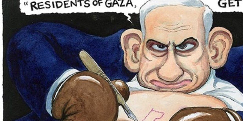Gardijan pljunuo na demokratiju: Glavni karikatursita dobio otkaz zbog crteža Netanjahua (FOTO)