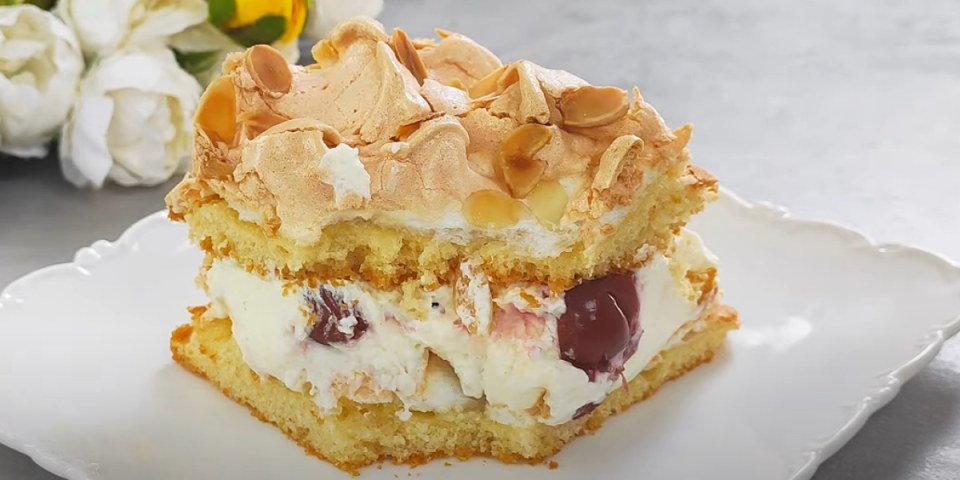 Norveška torta sa višnjama posuta listićima badema! Isprobajte savršenu kombinaciju ukusa (VIDEO)