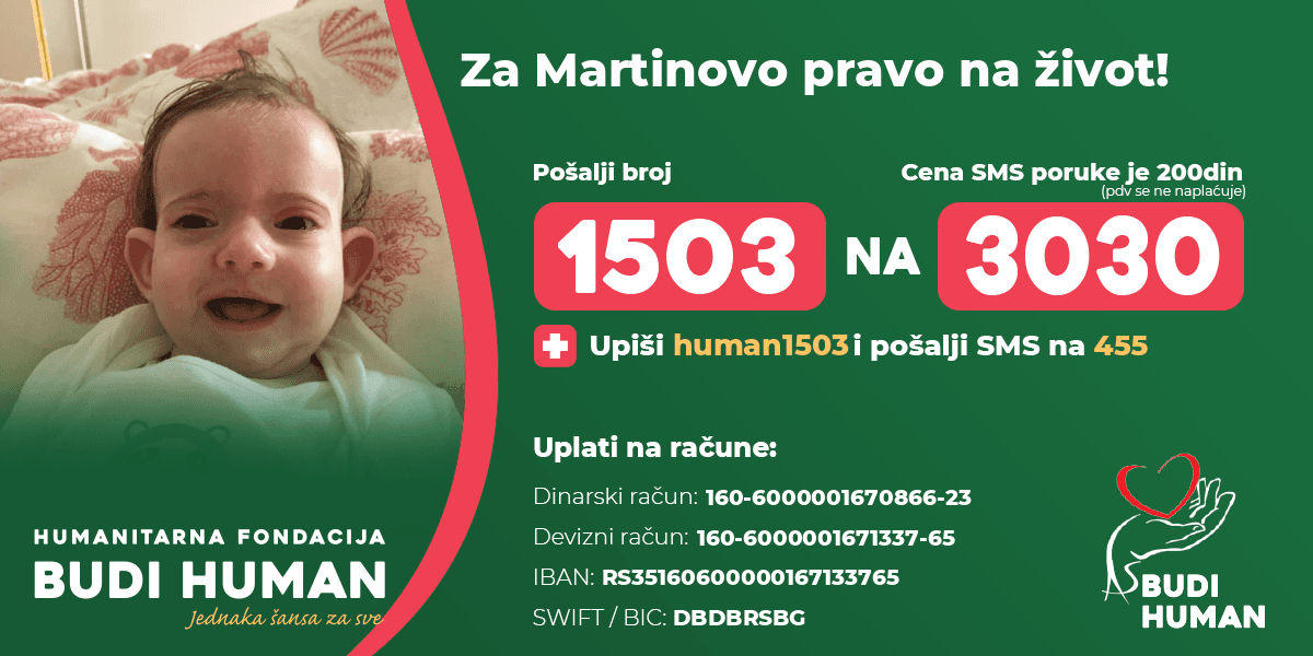 Pomozimo malom Martinu! On ima sindrom od koga boluje samo 50-oro dece na svetu!