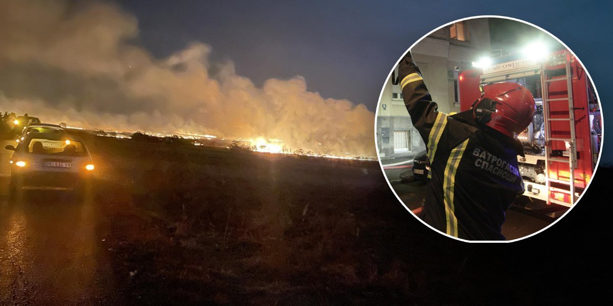 Gori suva trava i deo šume: Devet požara za 24 sata u Kruševcu