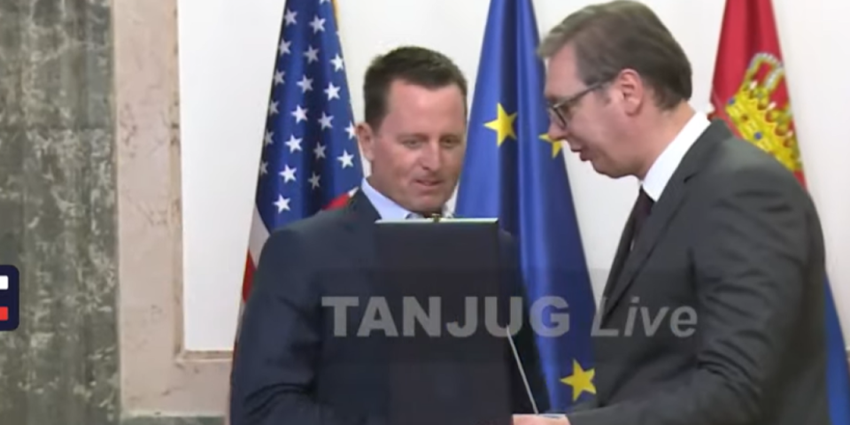 Vučić uručio Grenelu Orden srpske zastave prvog stepena! Zauzeo je posebno mesto u narodu Srbije