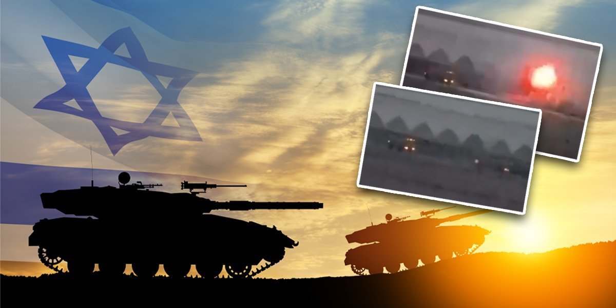 (VIDEO) Brutalno razaranje! Izraelski konvoj upao u zasedu! Hamas ispalio moćnu raketu i razneo kamion pun vojnika!