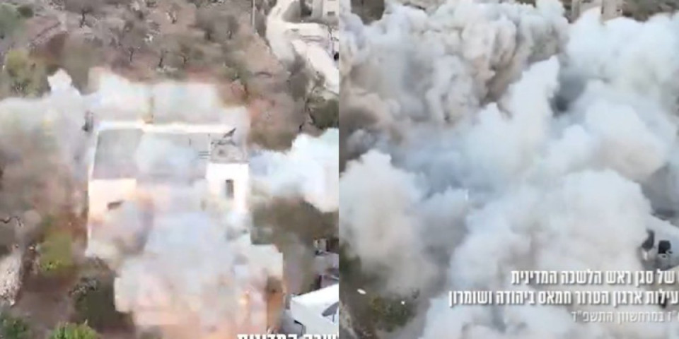 Prah i pepeo! Izraelci tvrde: Ovako je uništena kuća drugog čoveka Hamasa! (VIDEO)