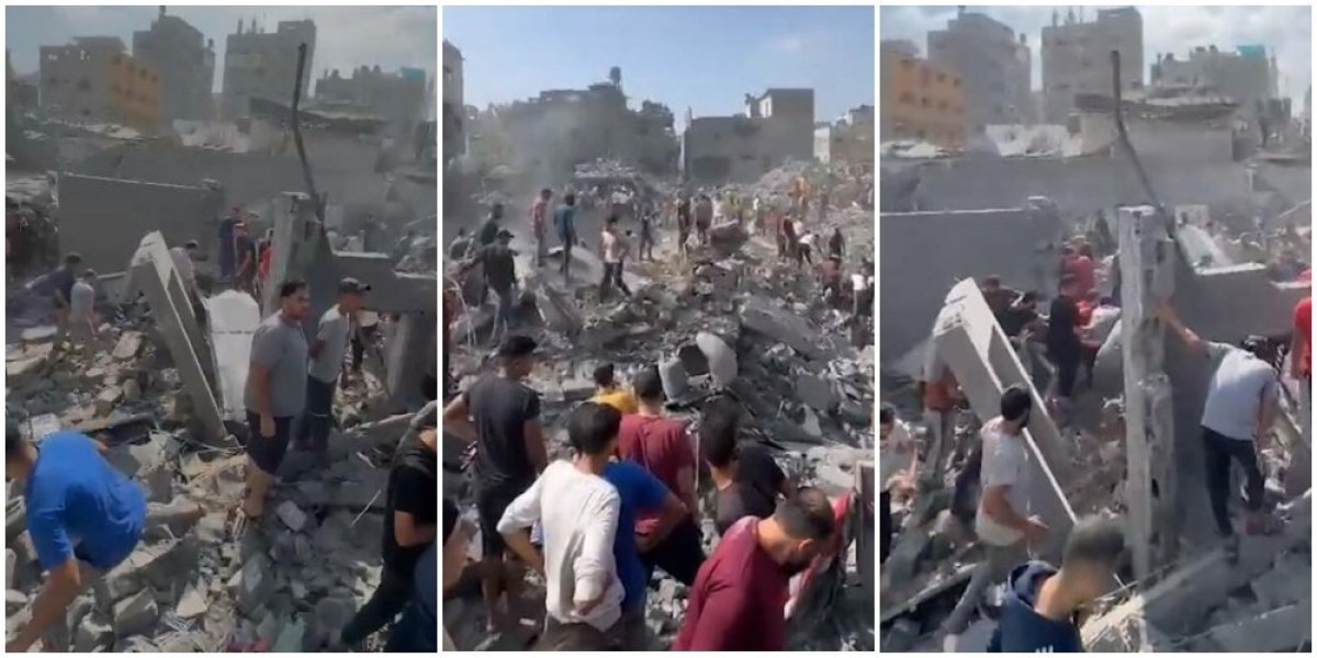 Novi pakao na Bliskom istoku! Izrael izveo nove vazdušne napade, sravnili zgrade u izbegličkom kampu! Stotine ljudi pod ruševinama (VIDEO)