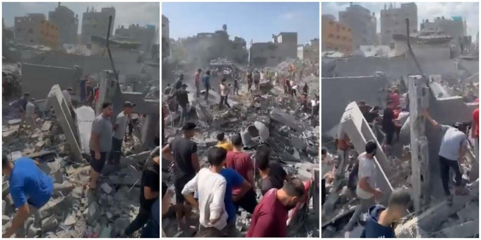 Novi pakao na Bliskom istoku! Izrael izveo nove vazdušne napade, sravnili zgrade u izbegličkom kampu! Stotine ljudi pod ruševinama (VIDEO)