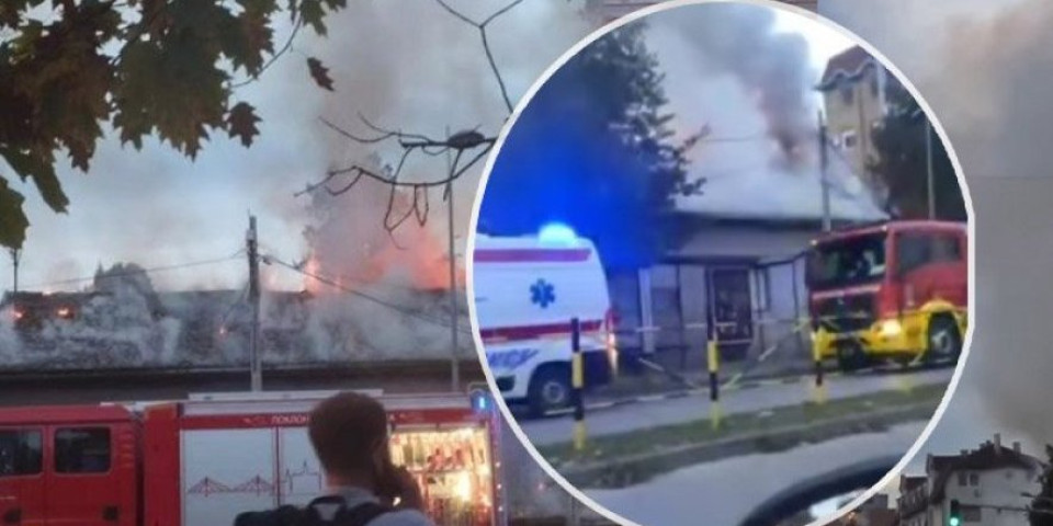 Požar u Novom Sadu! Gori kuća kod sajma, dim kulja na sve strane (VIDEO)