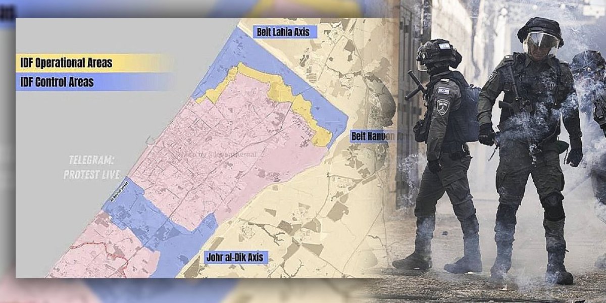 (MAPA) Hamas opkoljen sa tri strane! Hagari: Trupe ulaze kad neprijatelj izgubi sposobnost pružanja otpora
