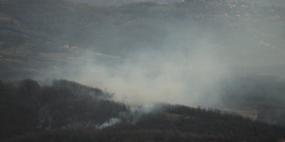 Ugašen požar iznad manastira Gradac: Izgorelo 40 hektara borove šume na Goliji