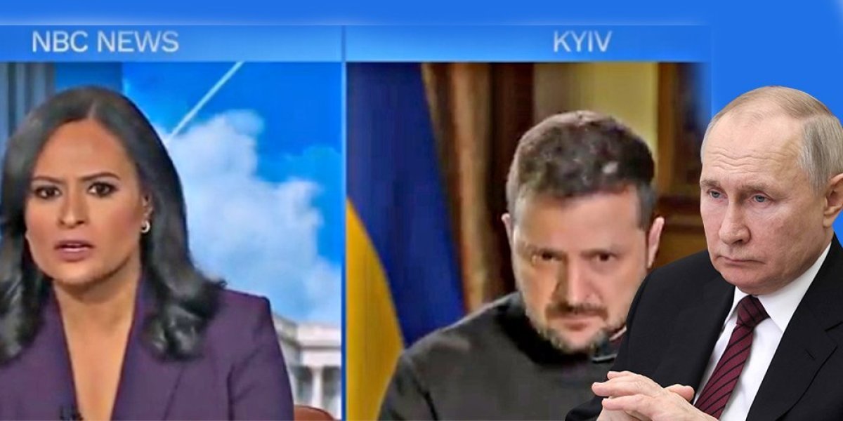 (VIDEO) Zelenski psovao Putina uživo na TV! Lider Ukrajine podivljao zbog jednog pitanja američke voditeljke!