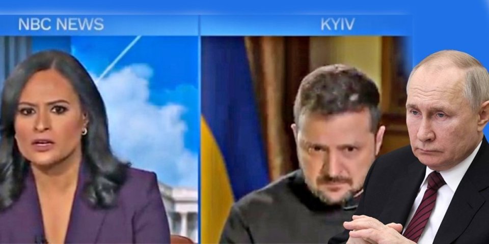 (VIDEO) Zelenski psovao Putina uživo na TV! Lider Ukrajine podivljao zbog jednog pitanja američke voditeljke!