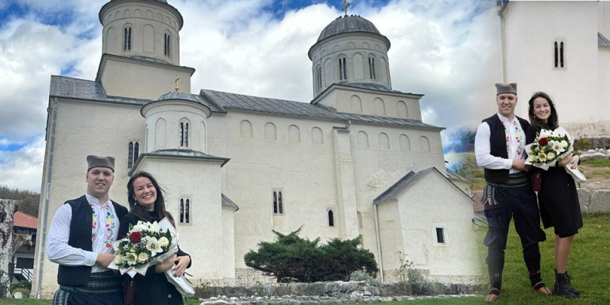 Bravo, Srbine! Obukao se u narodnu nošnju, pa kleknuo ispred svetinje - Razlog će vas oduševiti! (FOTO)