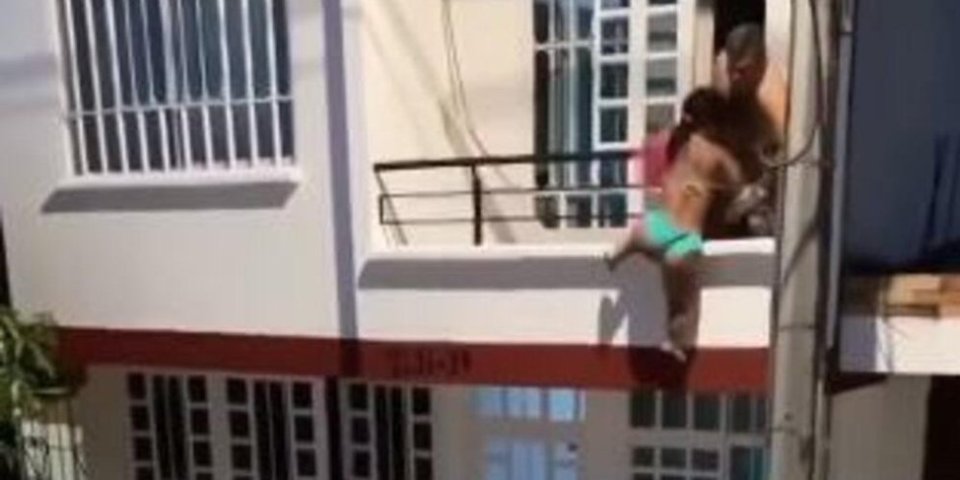 Ljubavnica bežala preko terase, pa napravila potpuni haos! Ovde se ne zna ko pije, a ko plaća (VIDEO)
