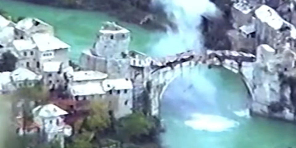 Objavljen tajni snimak! "Balija, Neretva gori!" Kako su Praljkovi ljudi razorili Stari most u Mostaru! (VIDEO)