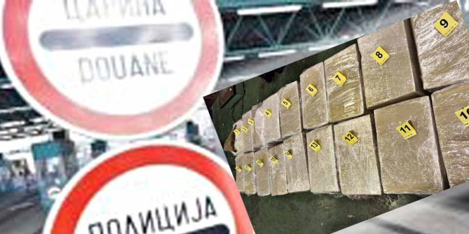 Velika akcija policije: Zaplenjeno 165,5 kilograma droge na Gradini