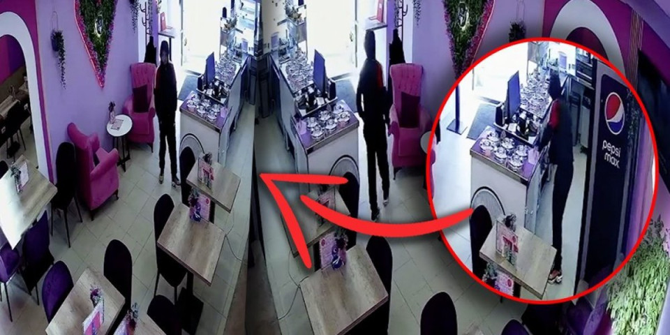 "Mrtav hladan, ulazi i zavlači ruku u kasu"! Spektakularna krađa novca iz palačinkarnice (VIDEO)